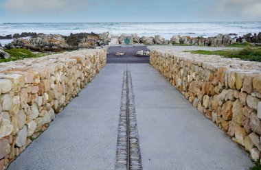 Cape Agulhas, Afrika 'nın en güney ucu.