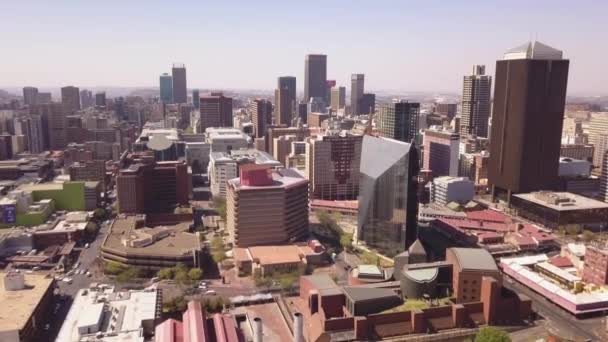 Letecký Přes Chrup Johannesburg Jihoafrická Republika — Stock video
