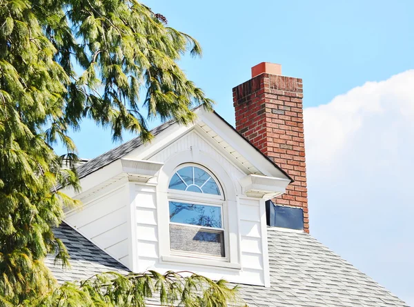 Close up chimney on the roof — Stock Photo, Image