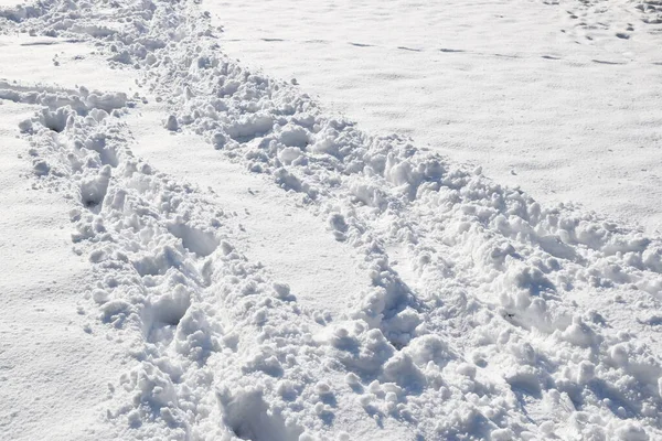 Closeup Snow Texture Background — Stock Photo, Image