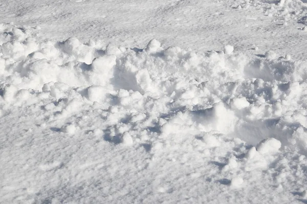 Nahaufnahme Schnee Textur Hintergrund — Stockfoto