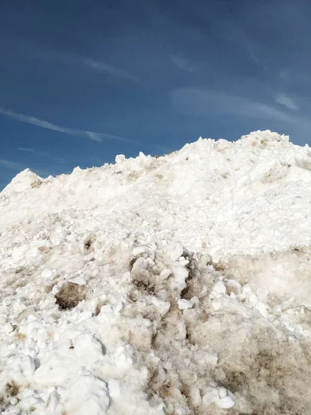 雪の質感の背景を閉じます — ストック写真