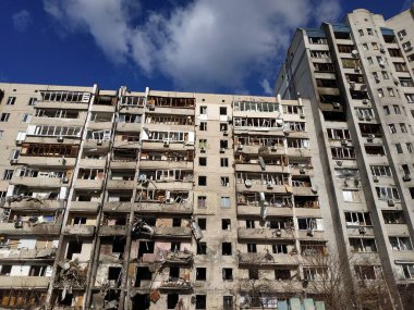Rusya 'nın Ukrayna' ya karşı savaşı. Kyiv. 26 Şubat 2022 Ukrayna