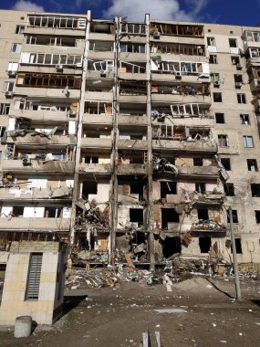 Rusya 'nın Ukrayna' ya karşı savaşı. Kyiv. 26 Şubat 2022 Ukrayna