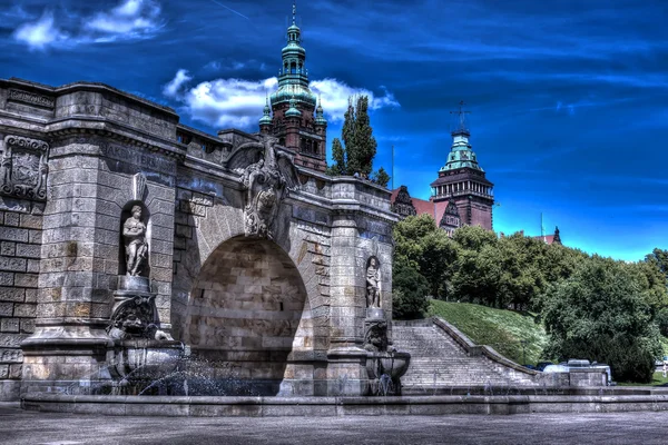 Ciononostante Chrobrego in szczecin hdr — Foto Stock