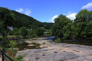 llangollen denbighshire Galler'in İngiltere'de görünüm