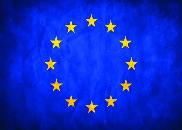 Vlajka Evropské unie — Stockový vektor