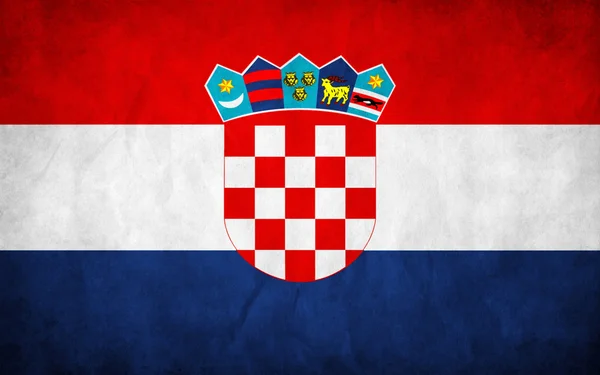 Vlajka Chorvatska — Stockový vektor