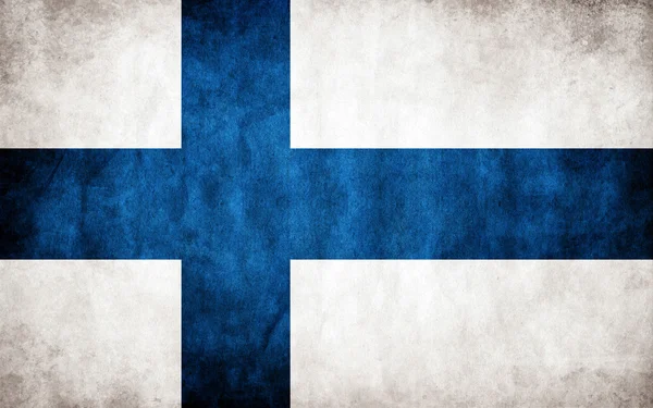 Bandera de Finlandia — Vector de stock