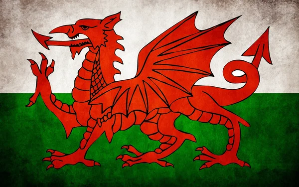 Welsh vlag — Stockvector