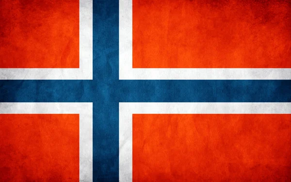 Bandera de Noruega — Vector de stock