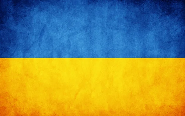 乌克兰的旗子 — 图库矢量图片#