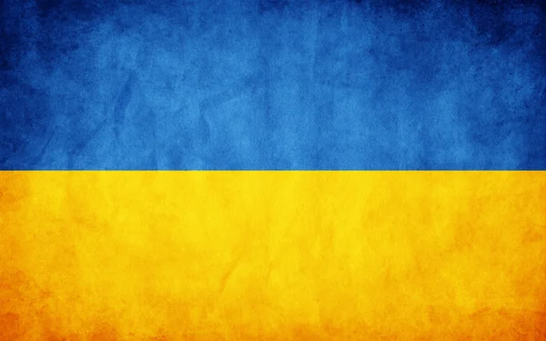 Flagge der Ukraine — Stockvektor