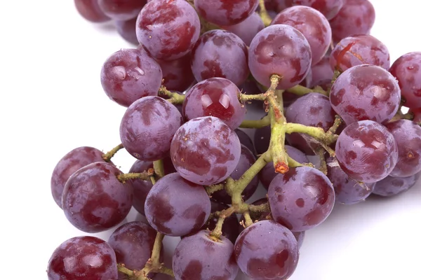 Red grapes on a white background — Stock Photo, Image