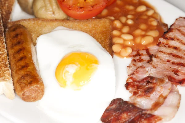 Traditionelles englisches Frühstück — Stockfoto