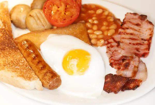 Traditionelles englisches Frühstück — Stockfoto