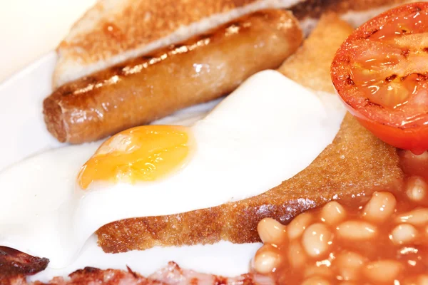 Traditionelles englisches Frühstück — Stockfoto