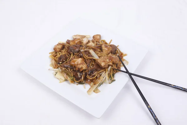 Chicken Chow Mein — Stock Photo, Image