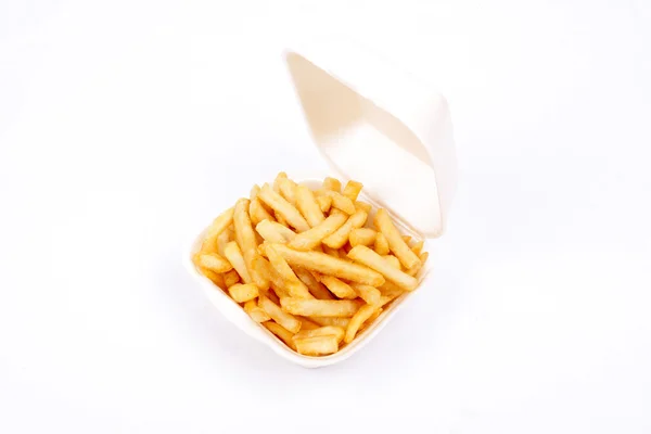 French fries - isolated — Stock Photo, Image