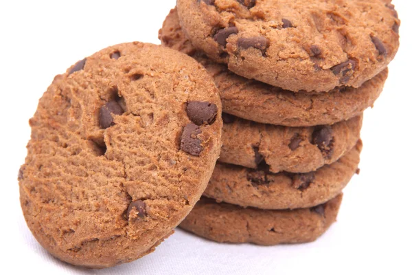 Biscoitos com chips de chocolate — Fotografia de Stock