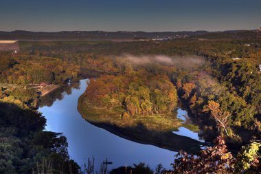 sonbahar doğal overlook branson Missouri at sunrise