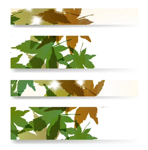 Autumn banner — Stock Vector