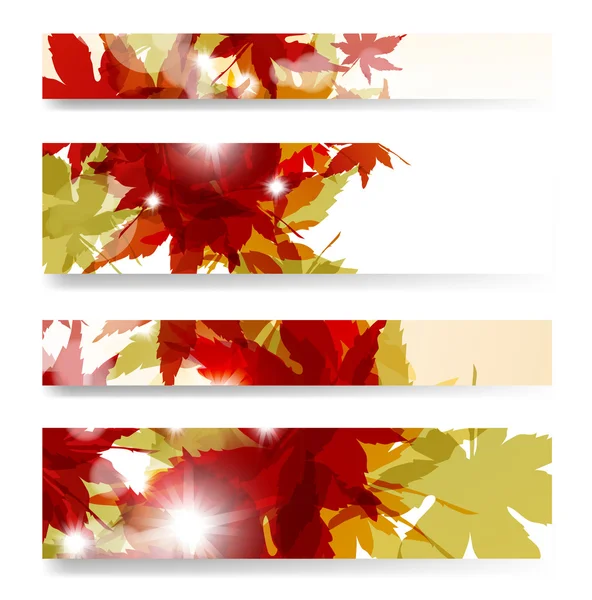 Höstens banner — Stock vektor
