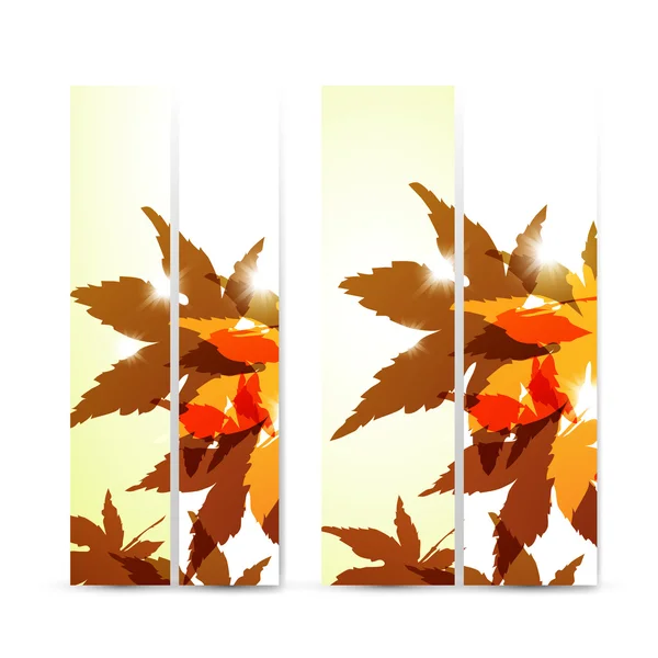 Herbstbanner — Stockvektor