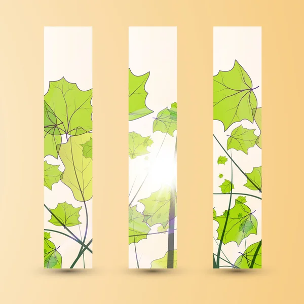 Banner autunnale — Vettoriale Stock