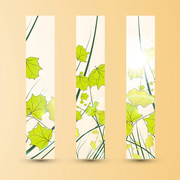 Herbstbanner — Stockvektor