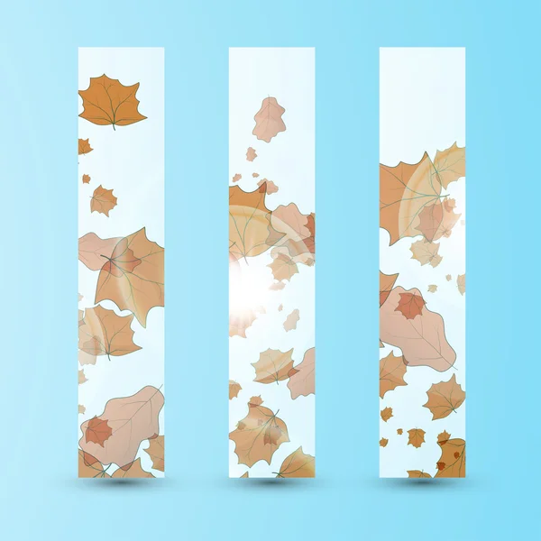 Herfst banner — Stockvector