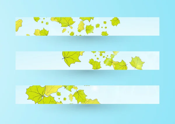 Herfst banner — Stockvector