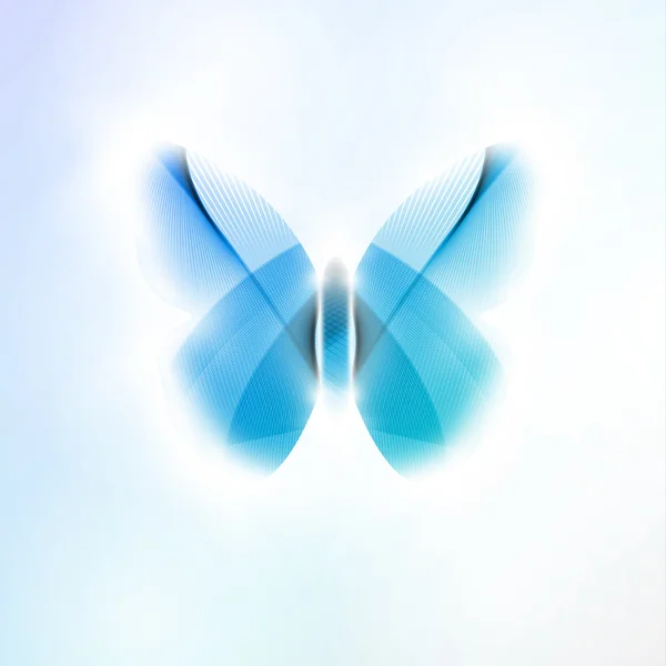 Mariposa abstracta — Vector de stock