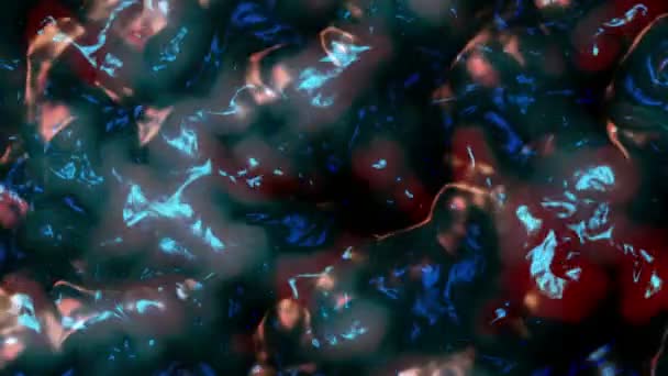 Geanimeerde bacteriën, abstract digitale achtergrond, hd 1080p, lus. — Stockvideo