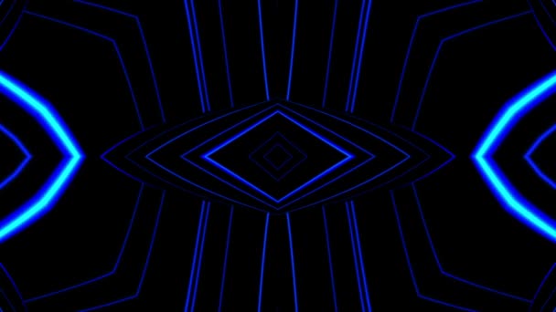 Animated abstract, futuristic lines digital background, HD 1080p, loop. — Stock Video