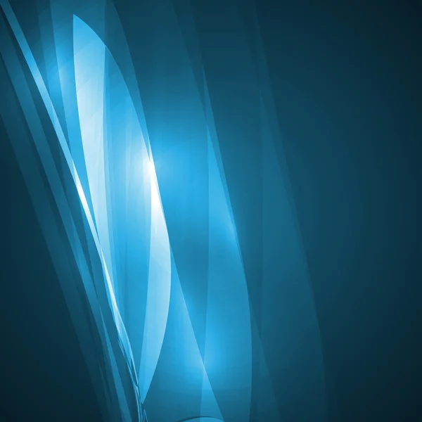 Abstrakt blå illustration — Stock vektor