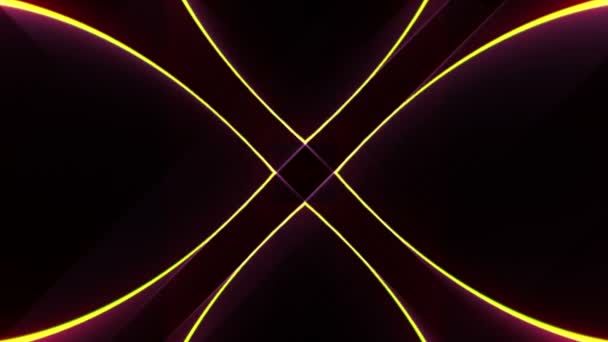 Abstract lines and light, futuristic waves digital background, HD 1080p, loop. — Stock Video