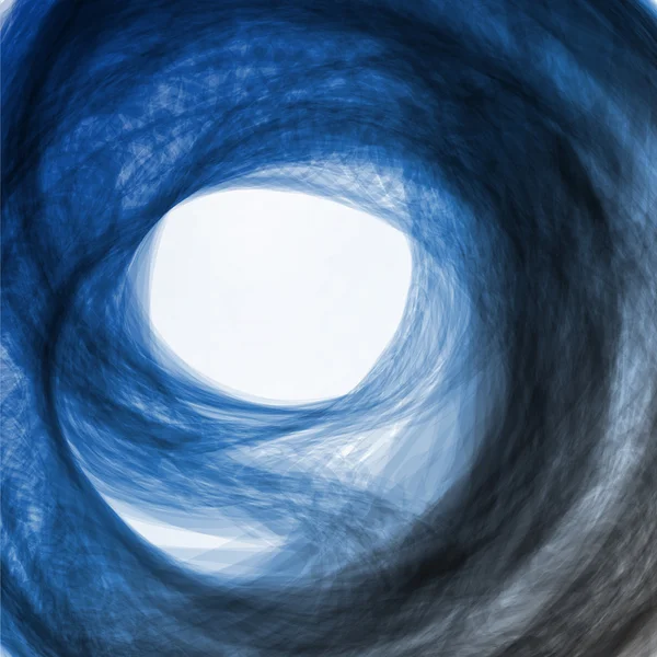 Abstraktes Blau, wellenförmiger Hintergrund — Stockvektor