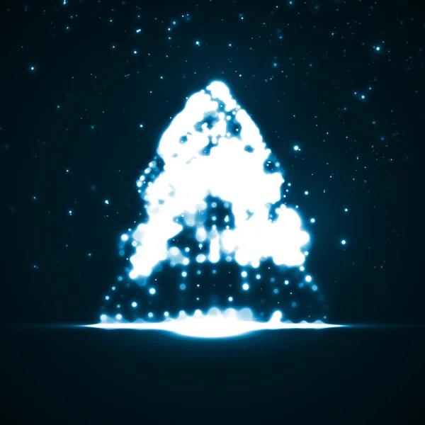 Arbre de Noël abstrait — Image vectorielle