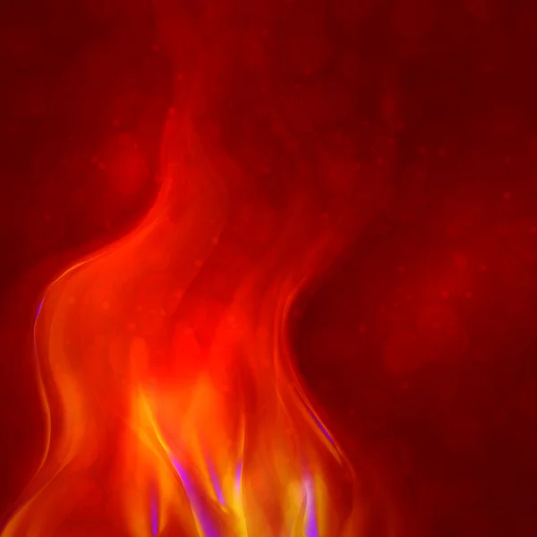 抽象的な魔法の炎の図 — ストックベクタ