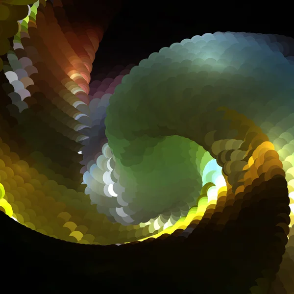 Résumé fond tourbillon coloré — Image vectorielle