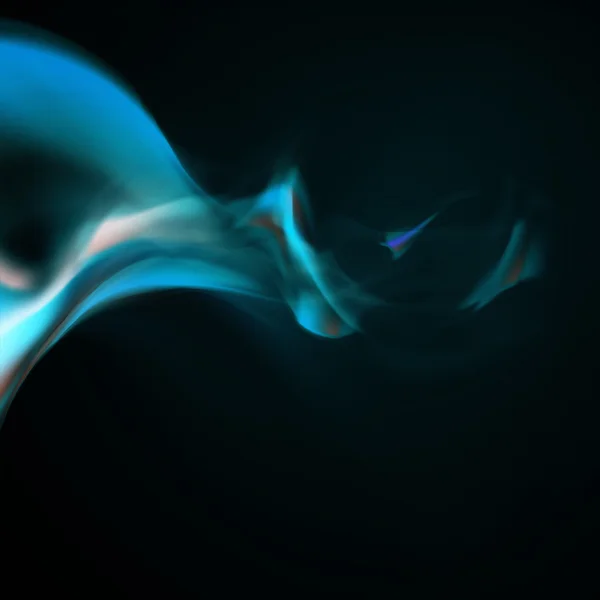 Blue smoke background — Stock Vector