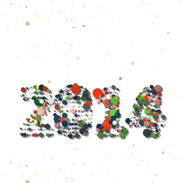 Illustration de célébration du Nouvel An — Image vectorielle
