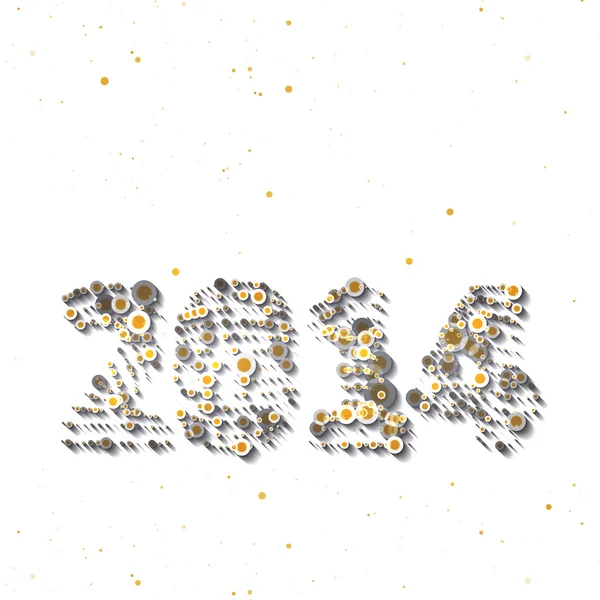 New Year celebration illustration — Stock Vector