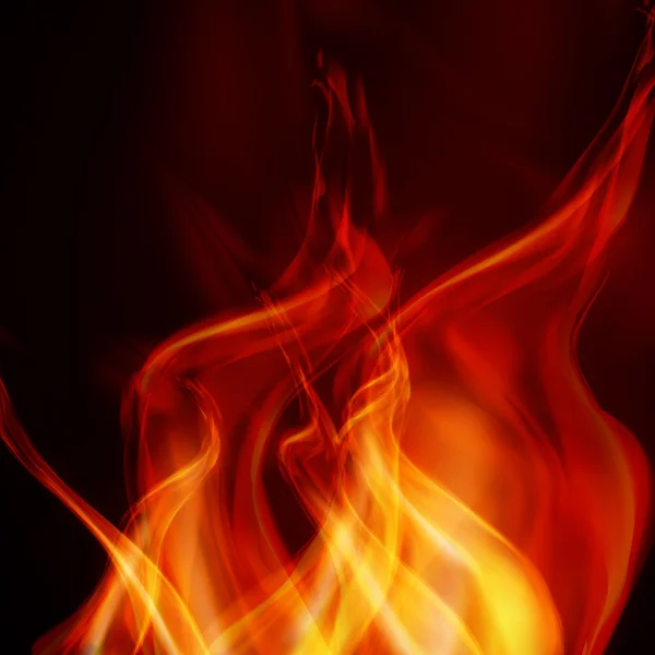 Flammes de feu abstraites — Image vectorielle