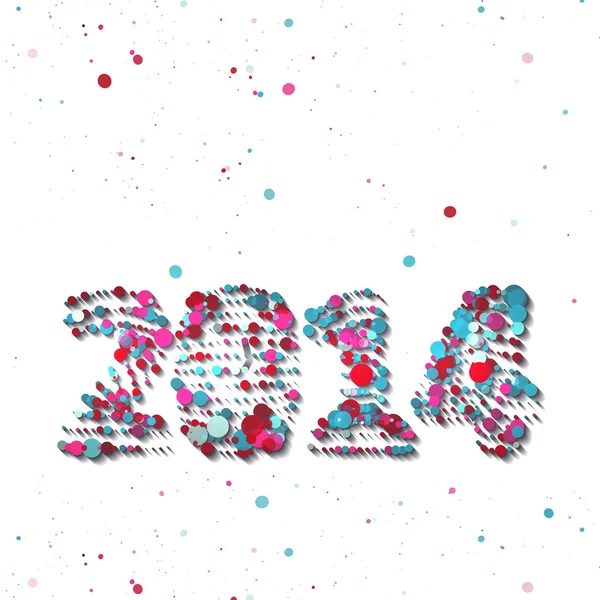 Illustration de célébration du Nouvel An — Image vectorielle