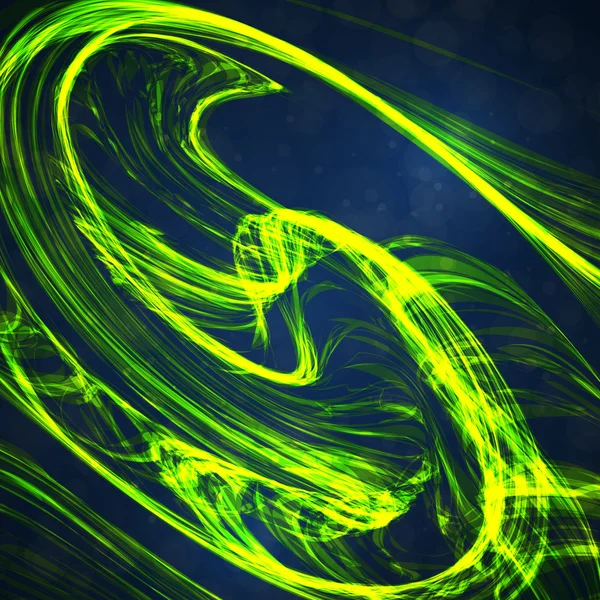 Abstrato verde, fundo onda — Vetor de Stock