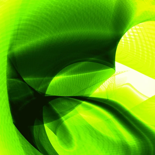 Abstrato verde, fundo onda — Vetor de Stock
