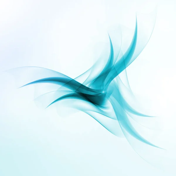 Abstrakt blå, våg bakgrund — Stock vektor