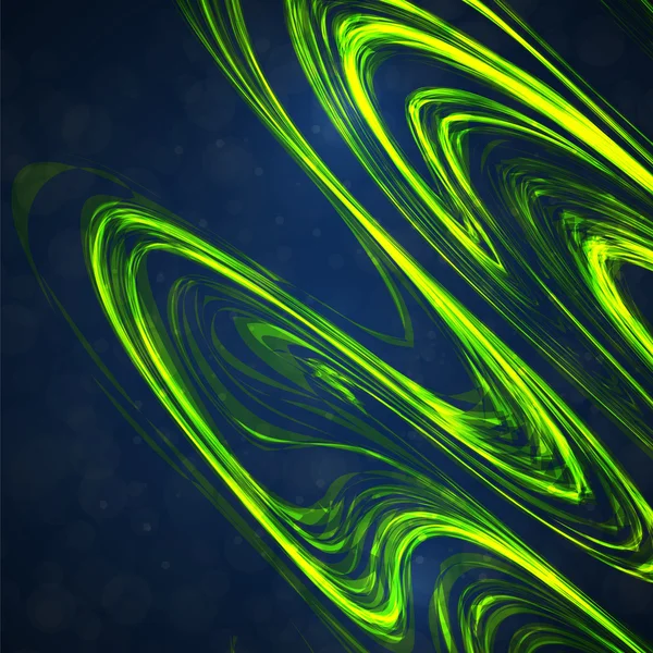 Abstrato verde, fundo onda — Vetor de Stock